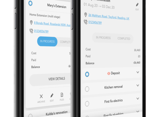 knowmybuild project management app on iphone